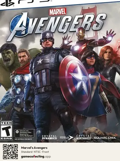 Marvel's Avengers PlayStation 5, NTSC box front