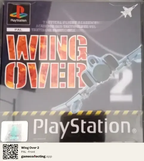 Wing Over 2 PlayStation, PAL box front