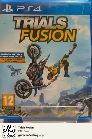 Trials Fusion PlayStation 4, PAL box front