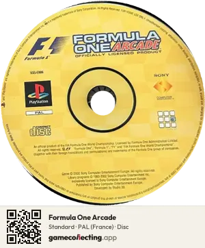 Formula One Arcade PlayStation, PAL disc