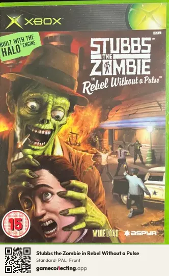 Stubbs the Zombie in Rebel Without a Pulse Xbox, PAL box front