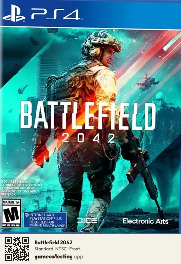 Battlefield 2042 PlayStation 4, NTSC box front