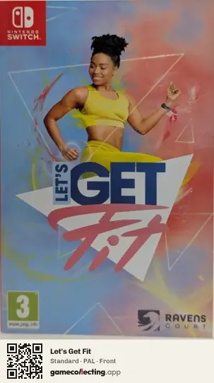 Let's Get Fit Nintendo Switch, PAL box front