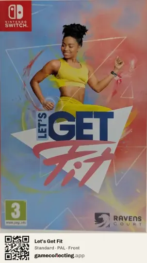 Let's Get Fit Nintendo Switch, PAL box front