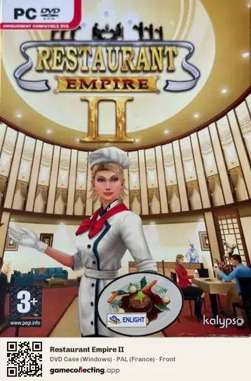 Restaurant Empire II Computer, France box front