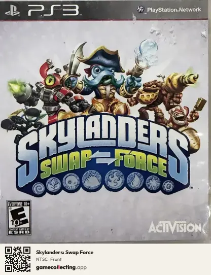 Skylanders: Swap Force PlayStation 3, NTSC box front