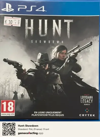 Hunt: Showdown PlayStation 4, France box front