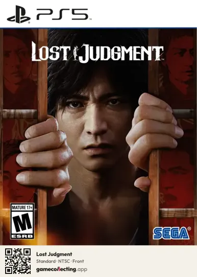 Lost Judgment PlayStation 5, NTSC box front