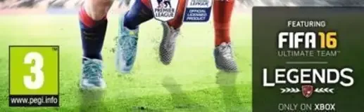 FIFA 16, the PEGI square on its front