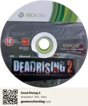 Dead Rising 2 Xbox 360, PAL disc