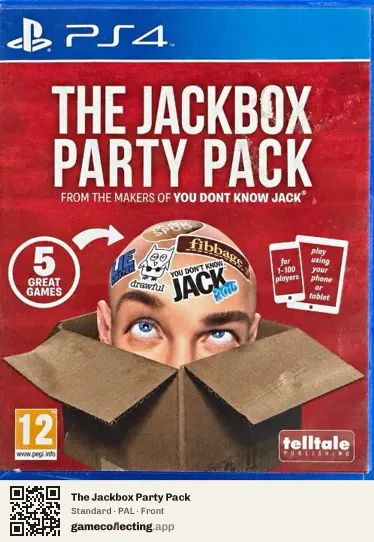 The Jackbox Party Pack PlayStation 4, PAL box front