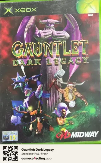 Gauntlet: Dark Legacy Xbox, PAL box front