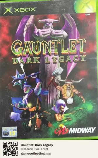 Gauntlet: Dark Legacy Xbox, PAL box front