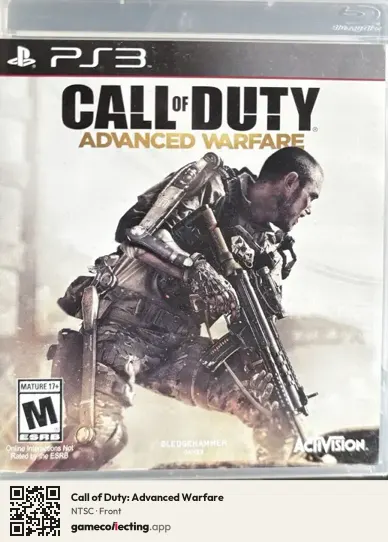 Call of Duty: Advanced Warfare PlayStation 3, NTSC box front