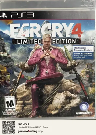 Far Cry 4 PlayStation 3, NTSC box front