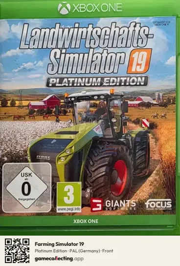 Farming Simulator 19 Xbox One, Germany box front