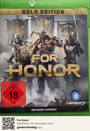 For Honor Xbox One, Germany box front
