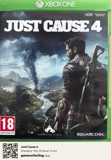 Just Cause 4 Xbox One, France box front