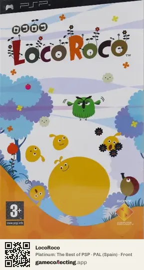 LocoRoco PlayStation Portable, Spain box front