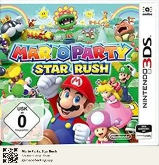 Mario Party: Star Rush Nintendo 3DS, Germany box front