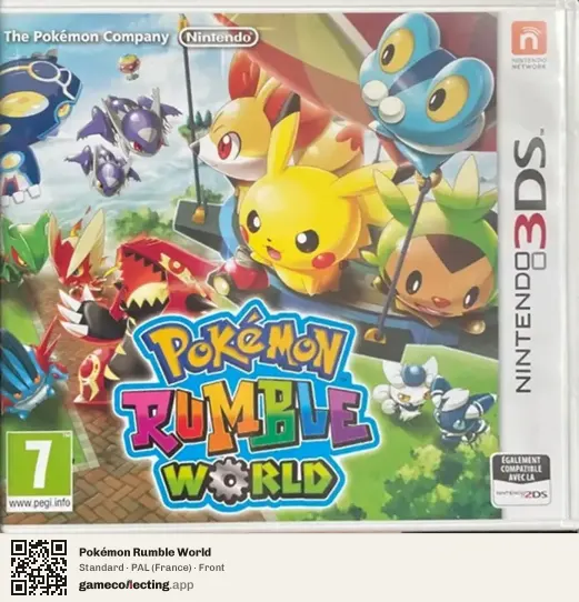 Pokémon Rumble World Nintendo 3DS, France box front