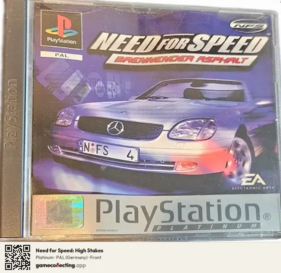 Need for Speed: High Stakes PlayStation, Germany box front