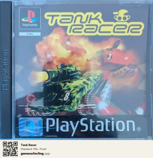 Tank Racer PlayStation, PAL box front