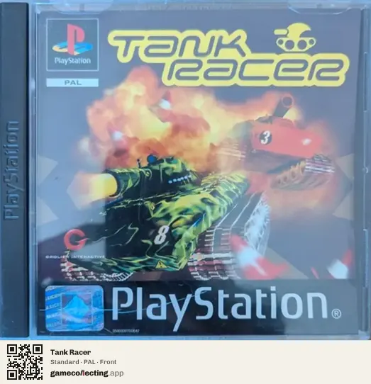 Tank Racer PlayStation, PAL box front