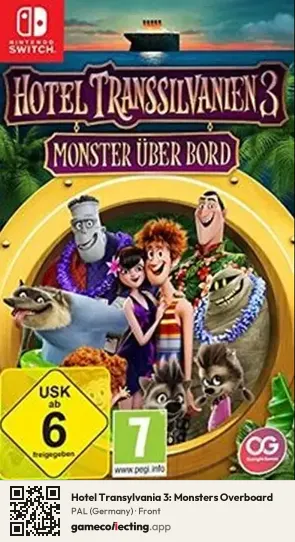 Hotel Transylvania 3: Monsters Overboard Nintendo Switch, Germany box front