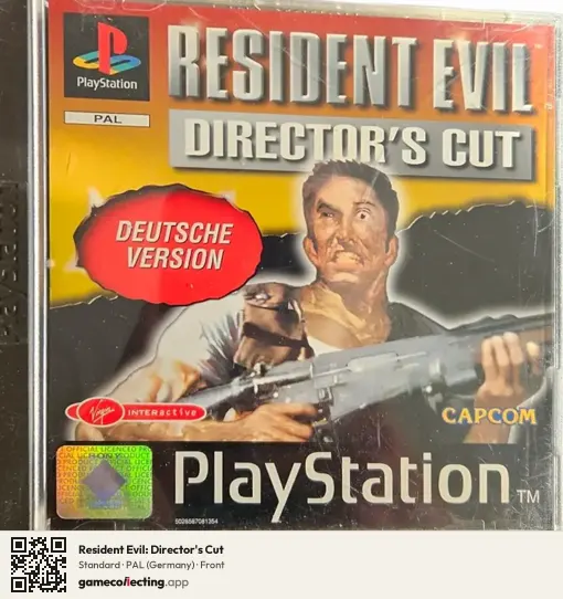 Resident Evil: Director's Cut PlayStation, Germany box front