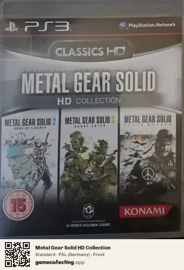 Metal Gear Solid HD Collection PlayStation 3, Germany box front