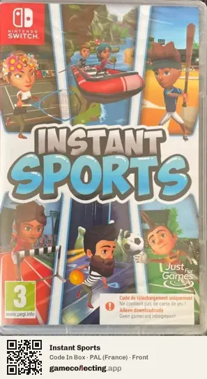 Instant Sports Nintendo Switch, France box front