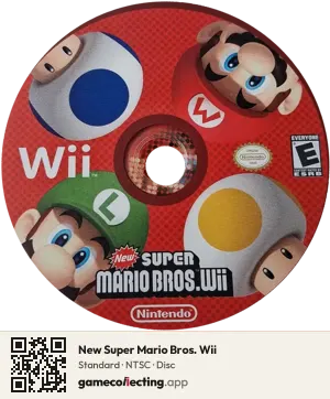 New Super Mario Bros. Wii Nintendo Wii, NTSC disc