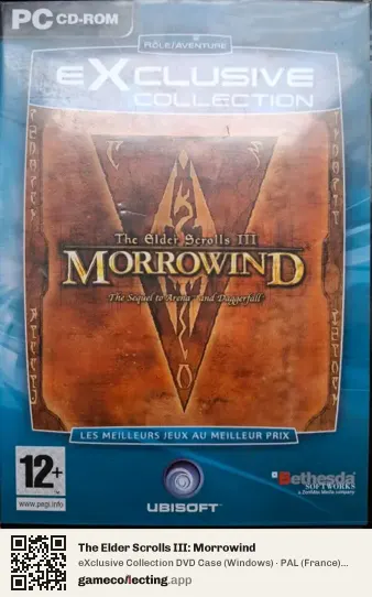 The Elder Scrolls III: Morrowind Computer, France box front