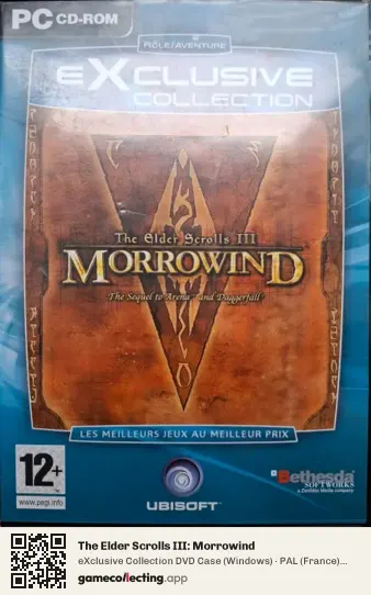 The Elder Scrolls III: Morrowind Computer, France box front