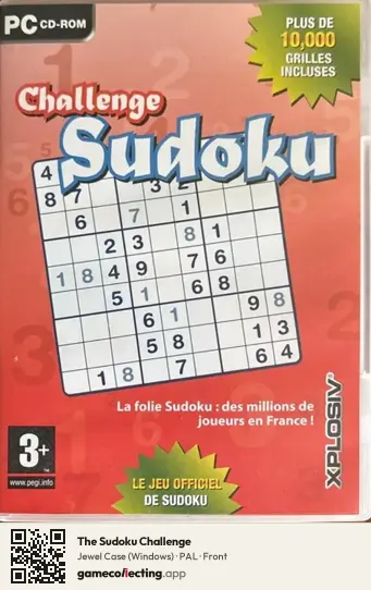 The Sudoku Challenge Computer, PAL box front