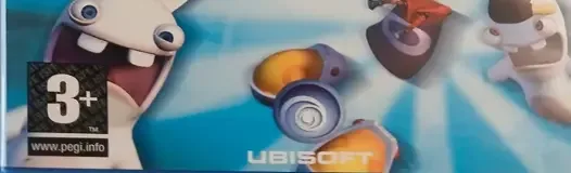 Rayman Raving Rabbids, the PEGI square on its front