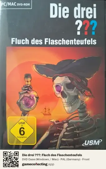 Die drei ???: Fluch des Flaschenteufels Computer, Germany box front