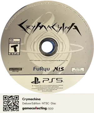 Crymachina PlayStation 5, NTSC disc
