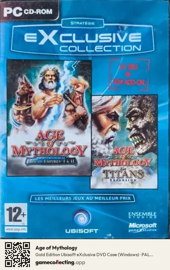 Age of Mythology Computer, France box front