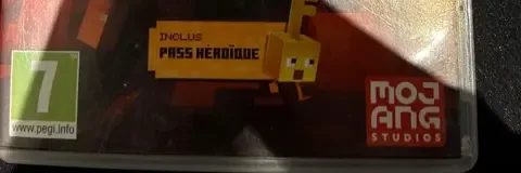 Minecraft Dungeons, the USK square on its front