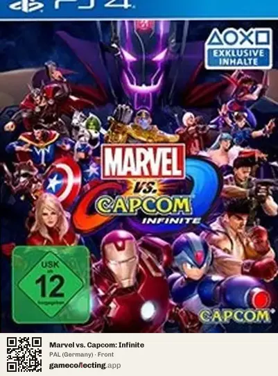 Marvel vs. Capcom: Infinite PlayStation 4, Germany box front