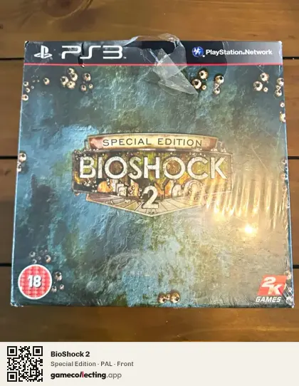 BioShock 2 PlayStation 3, PAL box front