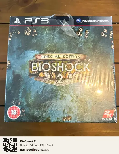 BioShock 2 PlayStation 3, PAL box front