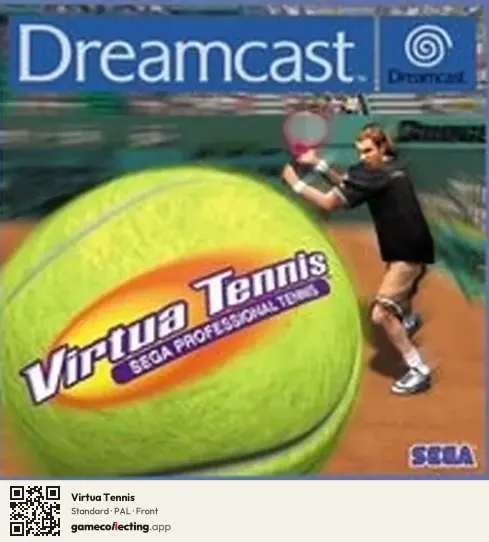 Virtua Tennis Sega Dreamcast, PAL box front