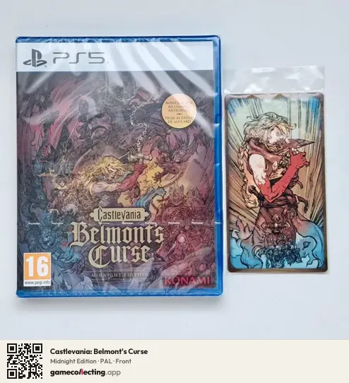 Castlevania: Belmont's Curse PlayStation 5, PAL box front