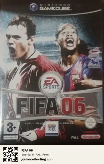 FIFA 06 Nintendo GameCube, PAL box front