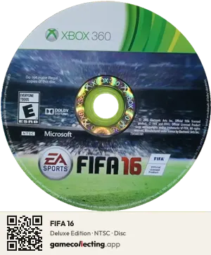 FIFA 16 Xbox 360, NTSC disc