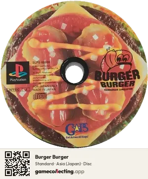 Burger Burger PlayStation, Asia disc