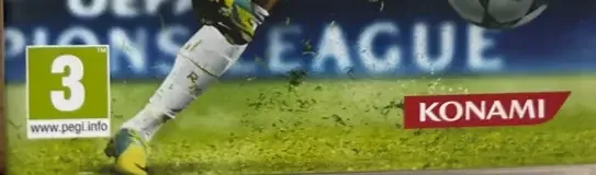 Pro Evolution Soccer 2012, the PEGI square on its front